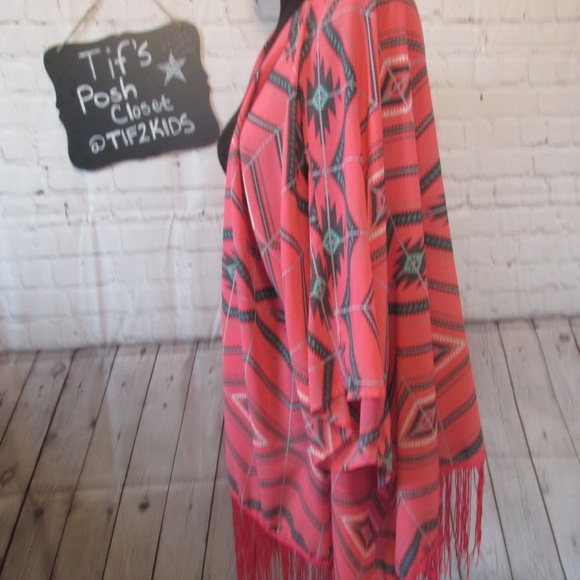 Xhilaration Kimono Beach Coverup Sz Lg/XL E30 - Picture 4 of 6